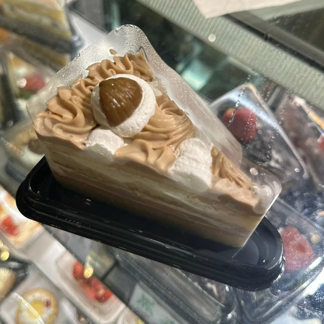 栗子忌廉蛋糕切件