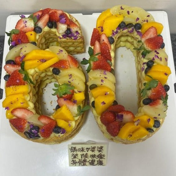 數字造型蛋糕